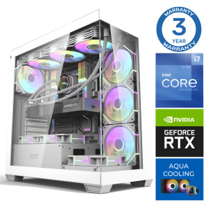 INTOP AQUA i7-14700F 32GB DDR5 1TB SSD M.2 NVME RTX5070 12GB no-OS