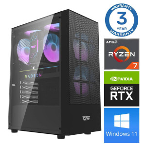 INTOP Ryzen 7 8700F 64GB DDR5 1TB SSD M.2 NVME+2TB RTX4060Ti 8GB WIN11