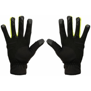 Velo cimdi Rock Machine Winter Race LF, melna/zaļa, M