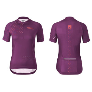 Velo krekls Rock Machine Trail Jersey SS WMN, purpura, M Velo krekls Rock Machine Trail Jersey SS WMN, purpura, M