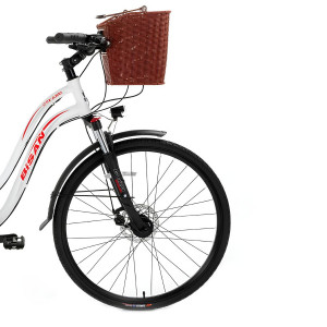 Pilsētas velosipēds Bisan 28 CTX6300 (PR10010317) balts/sarkans (18)