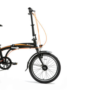 Saliekamais velosipēds Bisan 20 FX3500 TRN melns/oranžs Saliekamais velosipēds Bisan 20 FX3500 TRN melns/oranžs