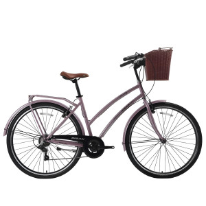 Pilsētas velosipēds Bisan 28 Serenity S (PR10010420) rozā/melns (19)