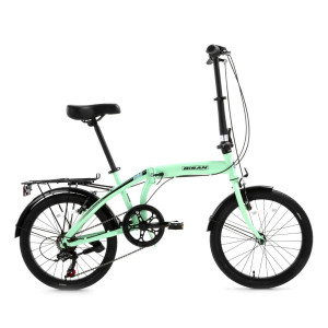 Saliekamais velosipēds Bisan 20 Twin S g.zaļš Saliekamais velosipēds Bisan 20 Twin S g.zaļš
