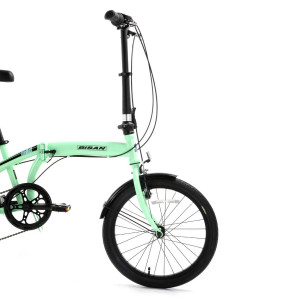 Saliekamais velosipēds Bisan 20 Twin S g.zaļš Saliekamais velosipēds Bisan 20 Twin S g.zaļš