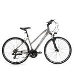Tūrisma velosipēds Bisan 28 TRX8200-23 City Lady pelēks (S)