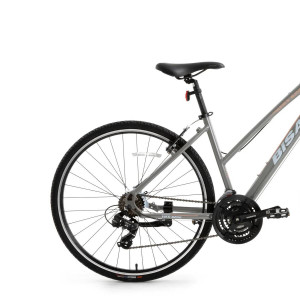 Tūrisma velosipēds Bisan 28 TRX8200-23 City Lady pelēks (S)
