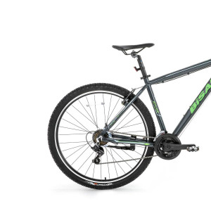 Kalnu velosipēds Bisan ATLAS V-25 pelēks/zaļš (M)