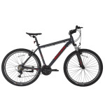 Kalnu velosipēds Bisan ATLAS V-25 pelēks/sarkans (M)