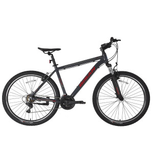 Kalnu velosipēds Bisan ATLAS V-25 pelēks/sarkans (M) Kalnu velosipēds Bisan ATLAS V-25 pelēks/sarkans (M)