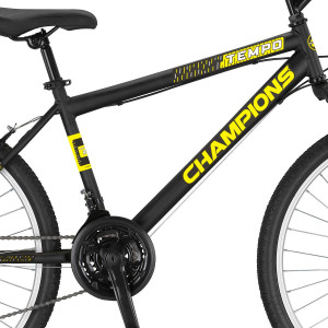 Kalnu velosipēds Champions 26 Tempo (TMP2604) melns/dzeltens (13)