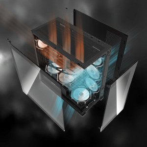 INTOP Ryzen 9 5900X 32GB 1TB SSD M.2 NVME RTX5070 12GB no-OS