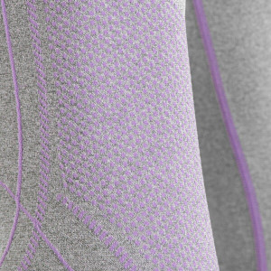 Sieviešu termoveļas komplekts Spokey Flora (S/M) violet/grey